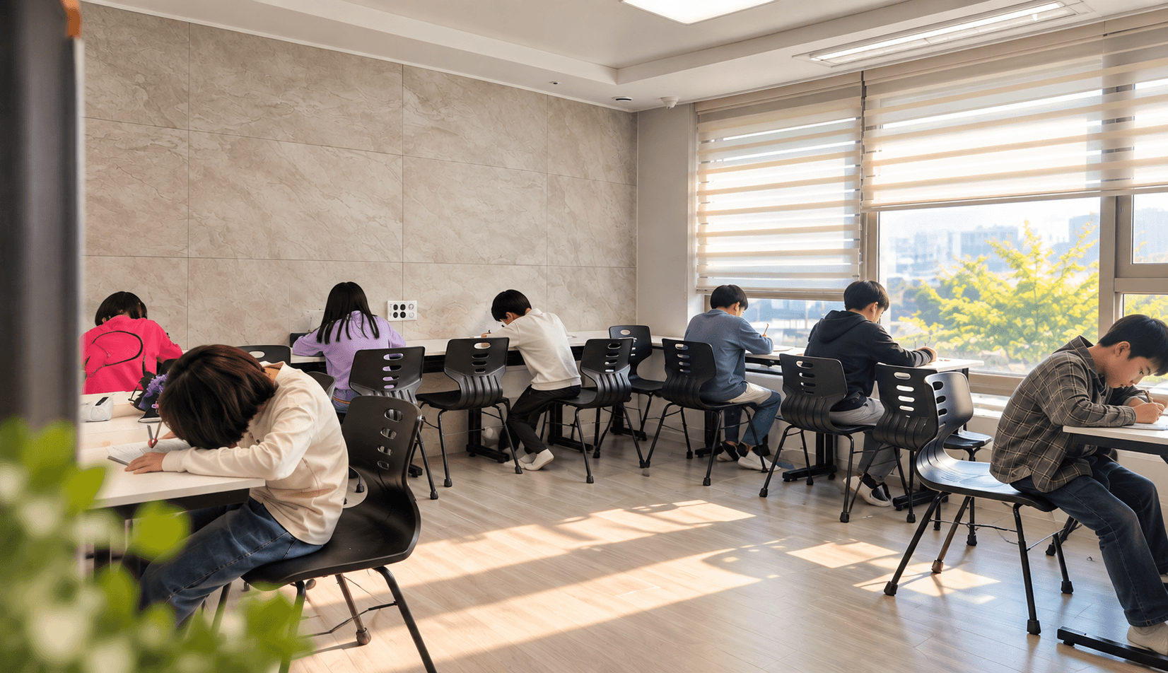 프라임 영어학원 실제 수업 모습